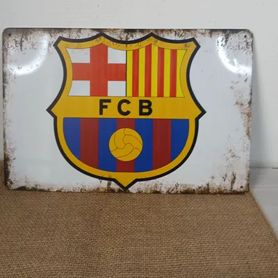 Plaque décoration football FCB Barcelone 